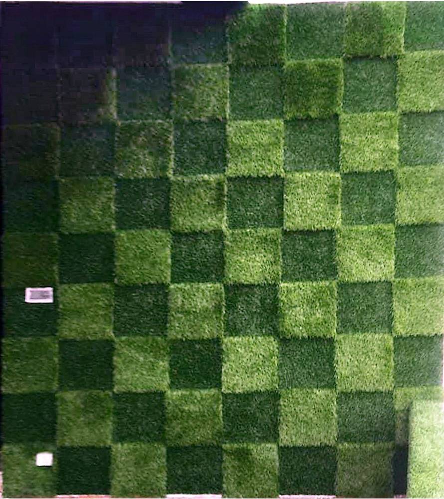 Artificial Grass — Checkerboard Mosaic in Islamabad