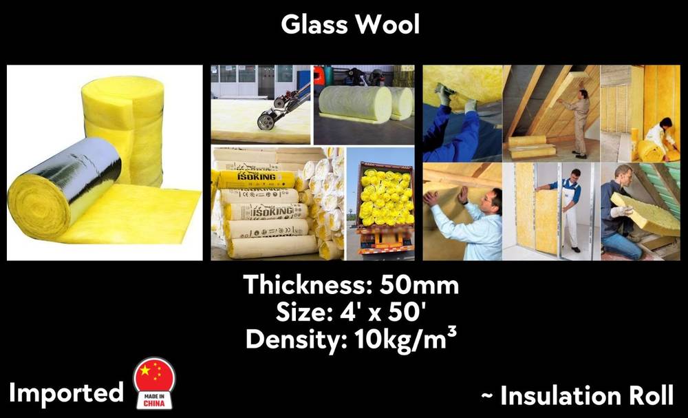 Glass Wool Roll — 50mm in Islamabad