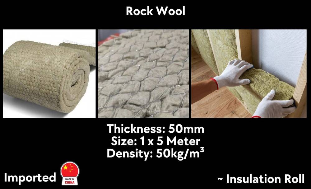 Rock Wool Roll — 50mm in Islamabad